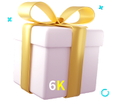 Receba seus bônus de boas-vindas no 6K